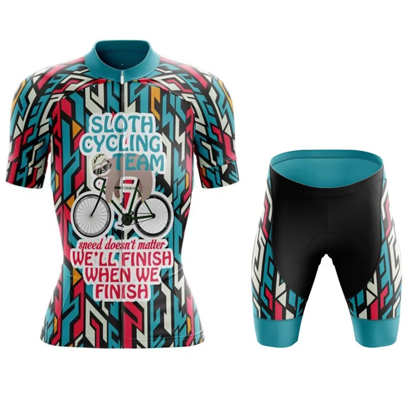 Новинка Женский велосипедный костюм ленивой команды/комплекты для велоспорта