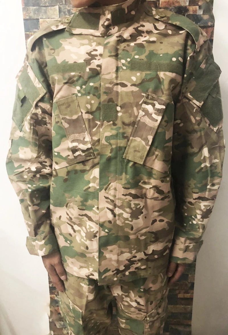 Color 2 set Армейский Камуфляжный мужской костюм плюс тактическая одежда военный солдат пустыня скаутские костюмы для мужчин Экипировка мужская одежда унисекс - Цвет: Color 2 set