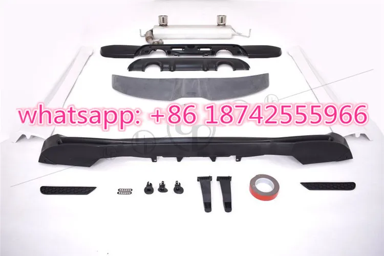 Smart 453 комплект для тела для smart 453-B стиль с передней губой боковые юбки задний диффузор выхлопная система smart 453 Углеродные автозапчасти