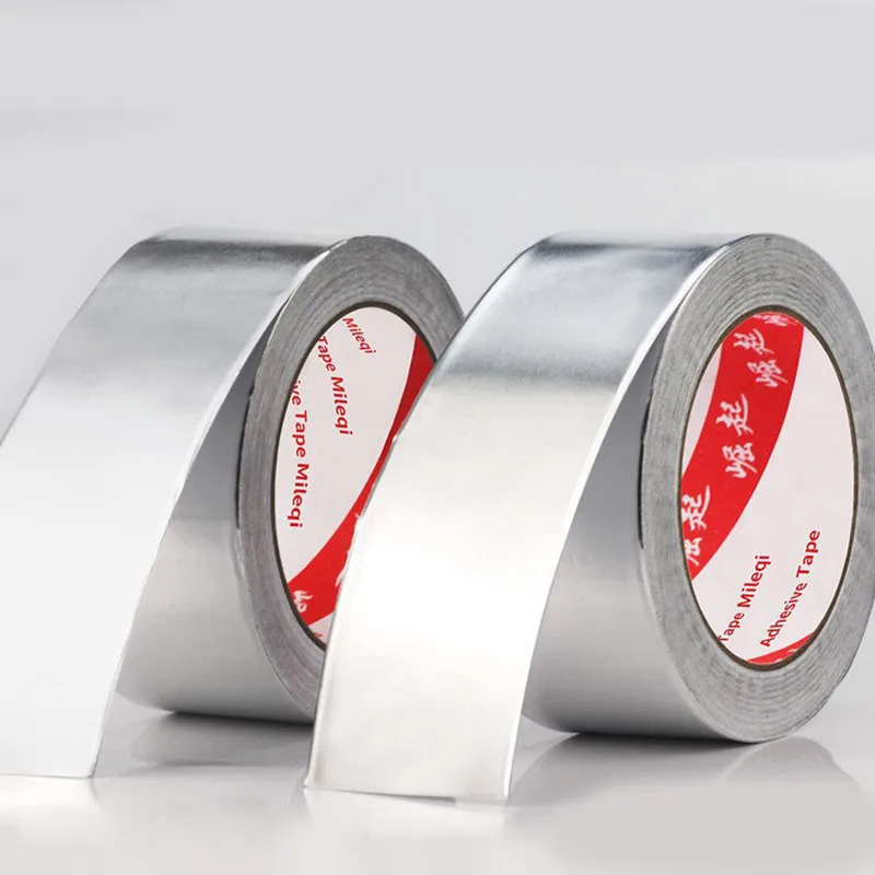 

20m Aluminum Foil Tape Sealed Tube Heat Resistant Fire Resistant Waterproof Heat Resistant High Temperature Shielding Tool
