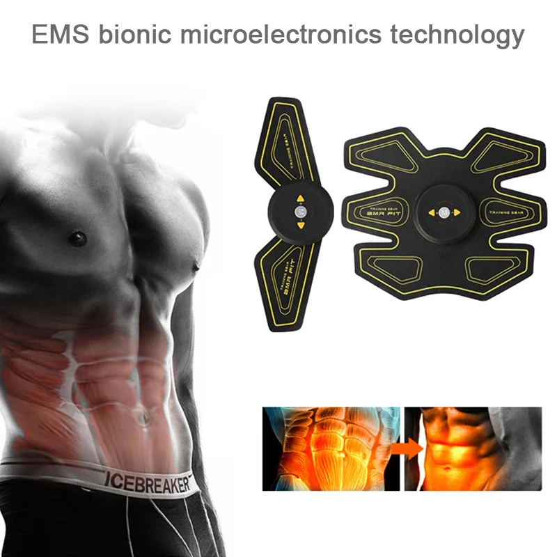 Стимулятор мышц живота тренажер для похудения Сжигание жира Электрический