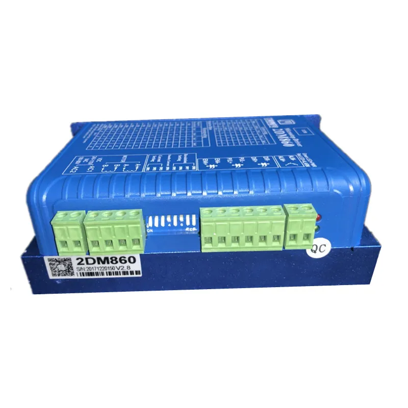2DM860 NEMA23 NEMA34, 2-фазный Драйвер шагового двигателя, 32-битный DSP AC60V 1,8-7.0A JMC, замена leadshine DM860