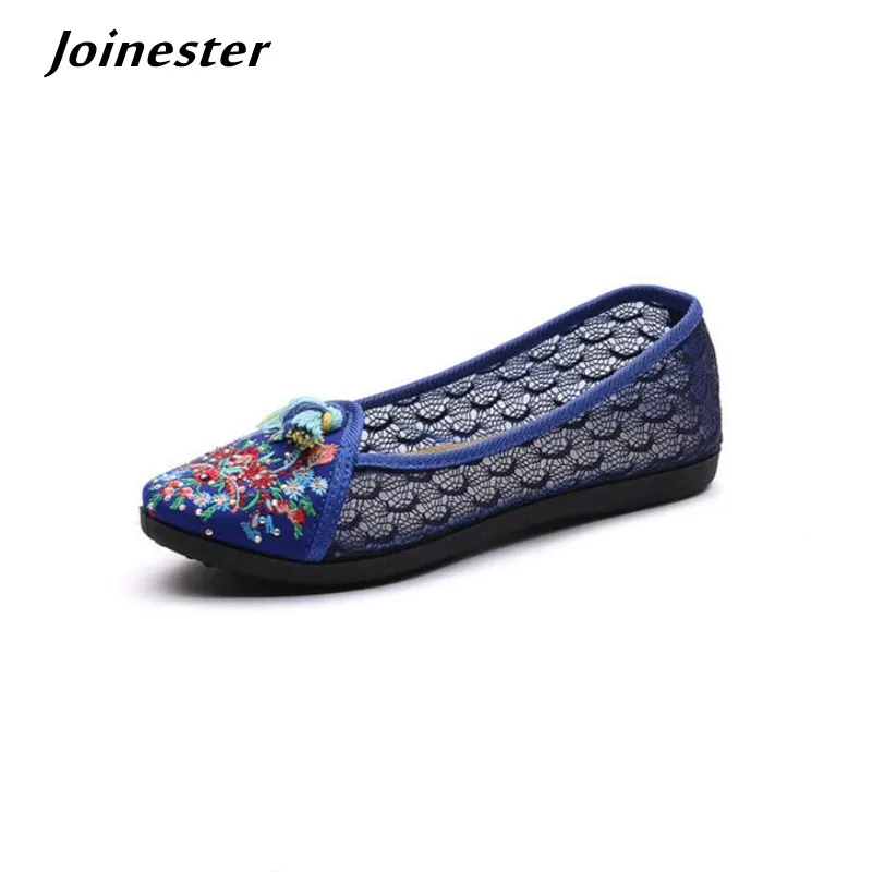 

Air Mesh Women Flats Ladies Casual Slip On Sandals Female Summer Shoes Ethnic Loafers обувь для женщин летняя Женские сандалии