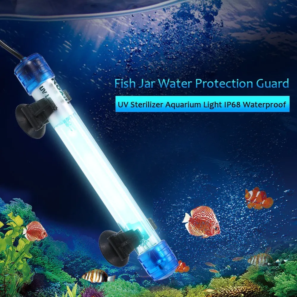 Аквариумная бактерицидная лампа ультрафиолетовая дезинфекционная для рыбного