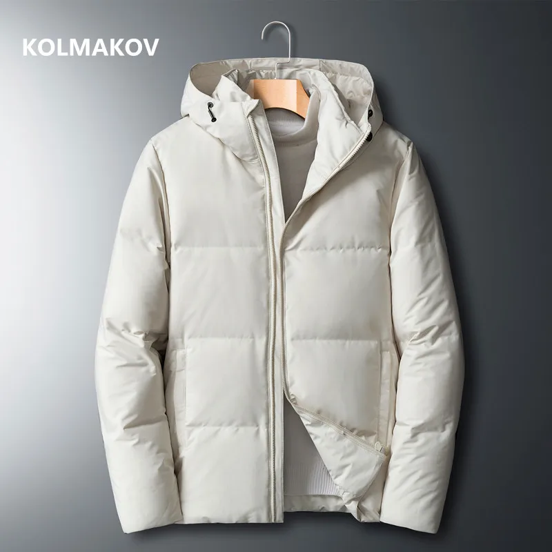 2022 new arrival winter high quality 90% white duck down hooded jackets men ,warm thicked parkas coat,size L-7XL,8XL YRF11