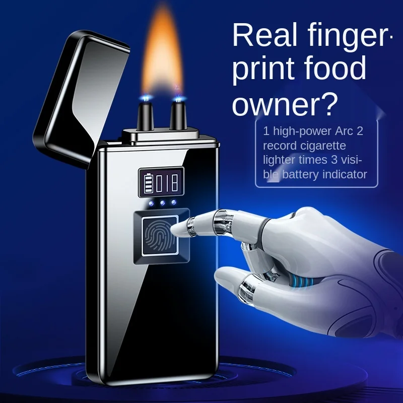 

Новинка, высокомощная Зажигалка для сигар с имитацией отпечатков пальцев