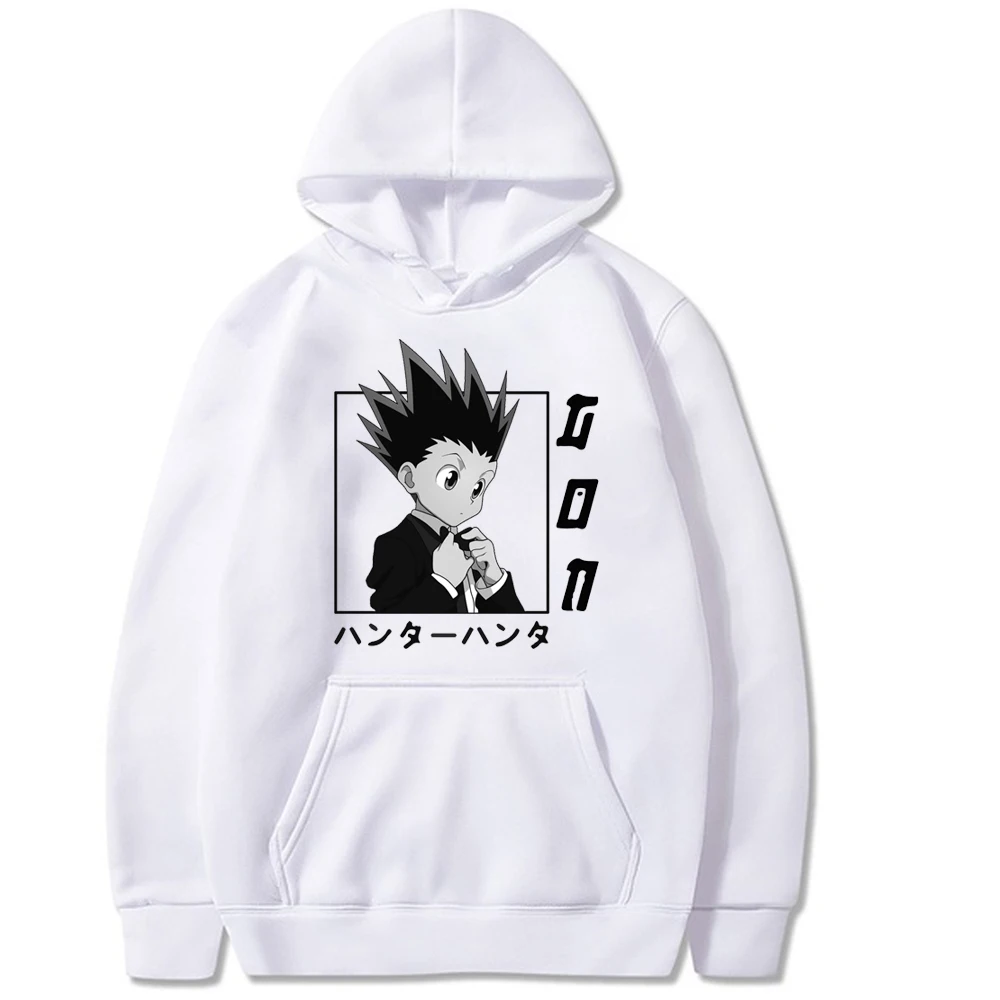 HUNTER×HUNTER Hoodies Anmie GON·FREECSS Printed Streetwear Hoodie Women Men Sweatshirts Pullovers Long-sleeve Female Clothes | Женская