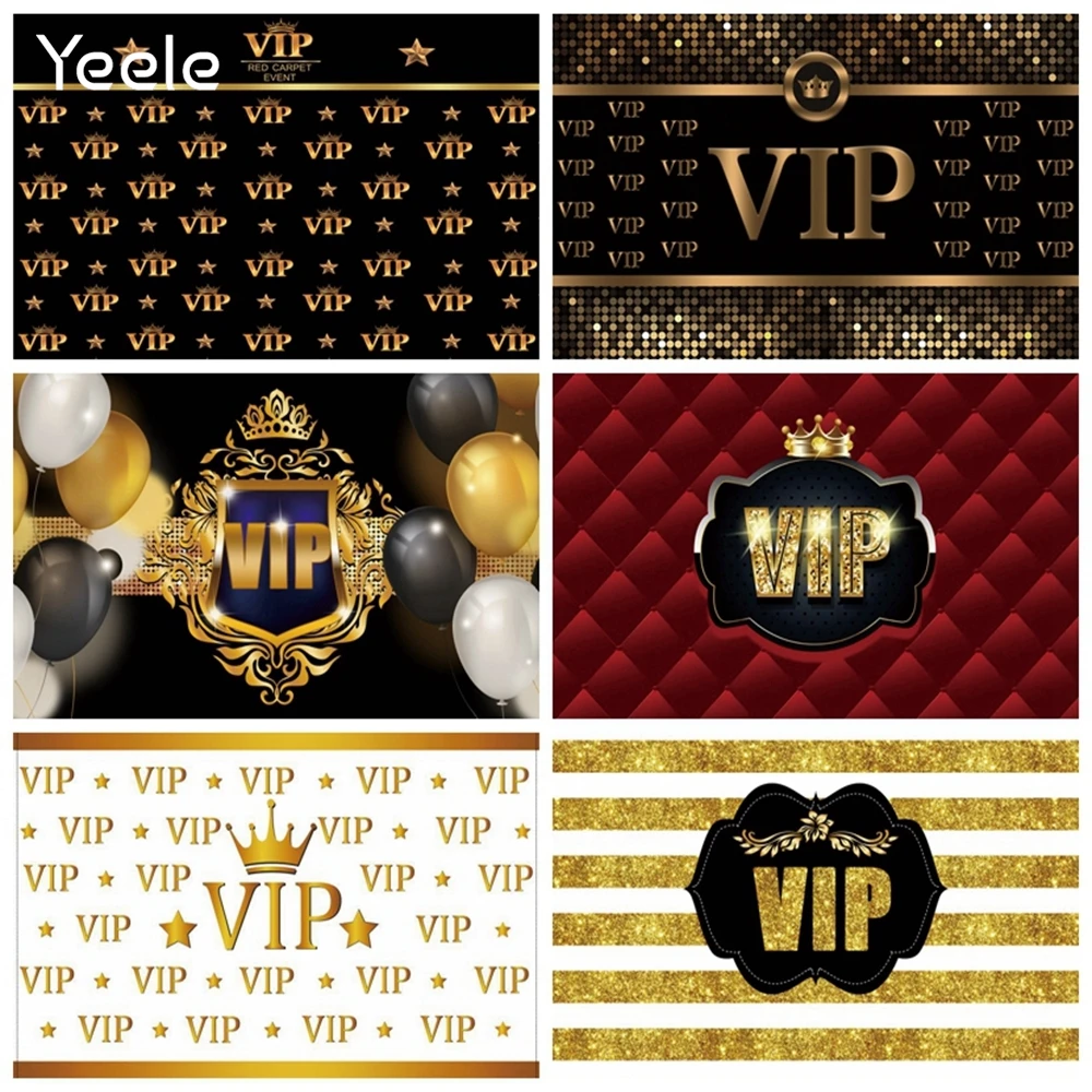 Виниловый фон Yeele для фотосъемки в честь Дня рождения свадебная корона красный