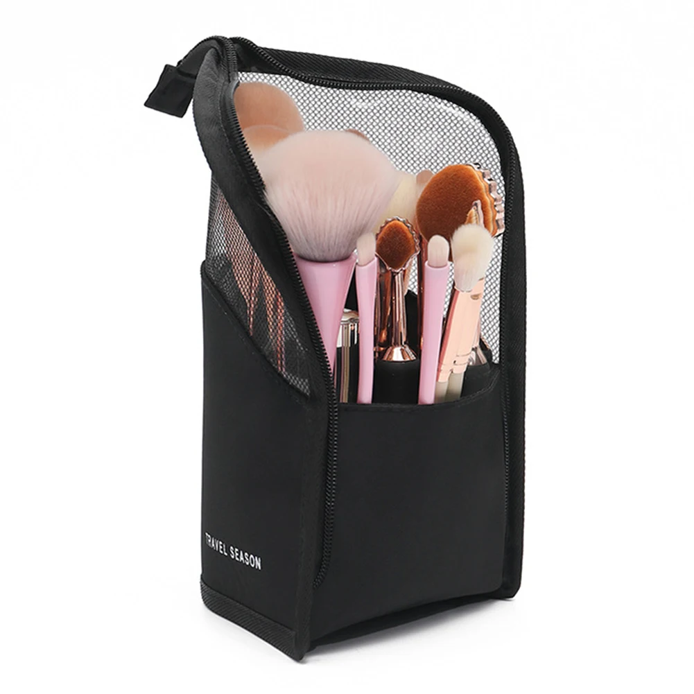 

Multi-functional Makeup Storage Box Eyebrow Pencil Makeup Brush Holder Pouch Travel Waterproof Cosmetics Storage Bag