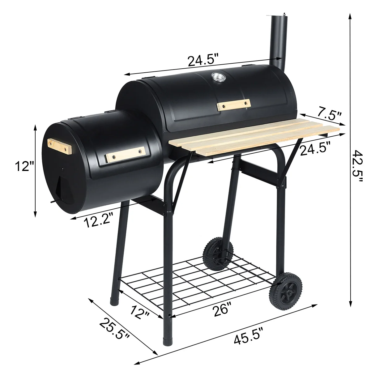 

Large Portable BBQ Grill Charcoal Grill Outdoor Stainless Steel BBQ Grill Camping Picnic Barbecue Stove Suitable For 5-10 People