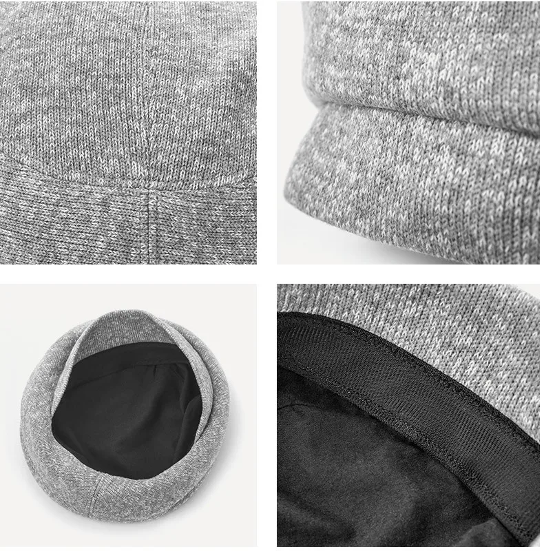 

Knitted Beret Hat Ladies Winter Hat Berets Caps For Women Cotton Knit Hat