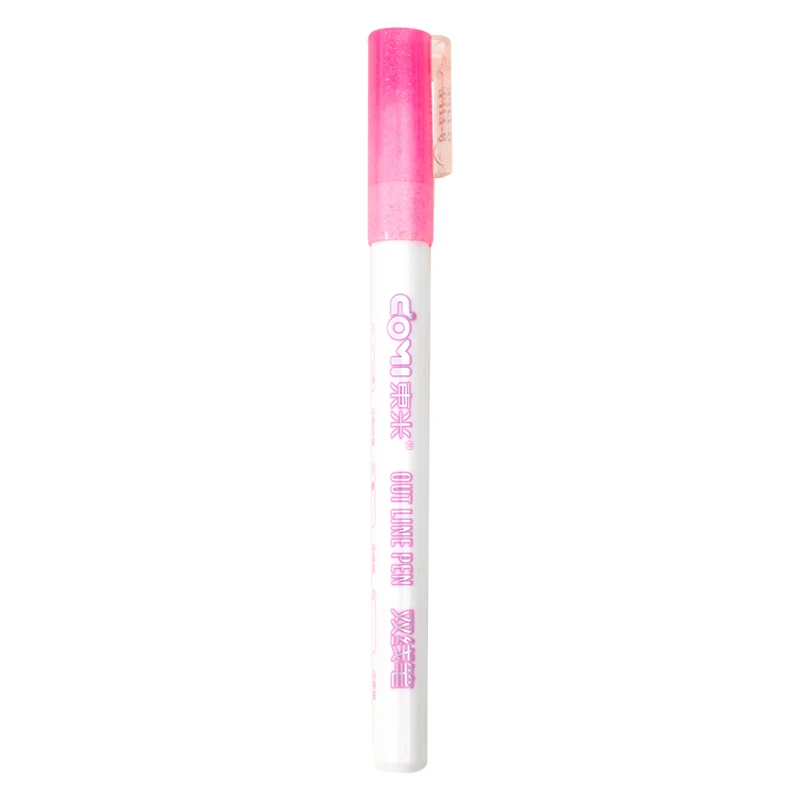 

Multicolor Double Line Highlighter Student Diy Outline Pen Marker Pen Color Marker Pen,hand Account Pen, japanese stationery