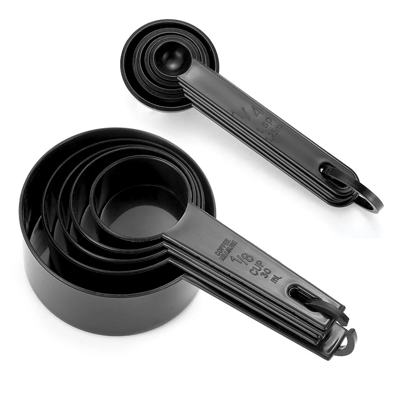

10pcs Plastic Measuring Cups Spoons Kitchen Baking Cooking Tools Set Kitchen Supplies SEC88