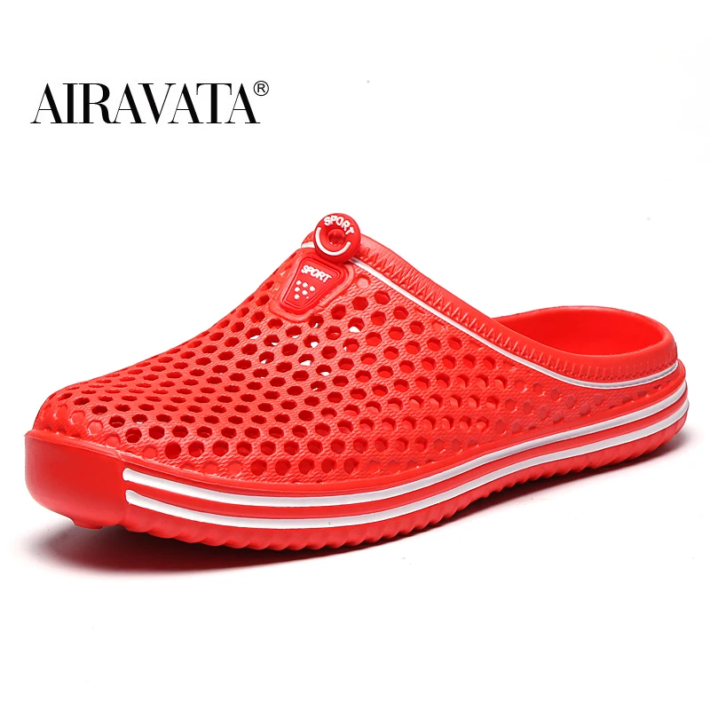 

Сандалии Airavata для мужчин и женщин, летняя обувь для сада, пляжа, плоская подошва, уличные тапочки для пар