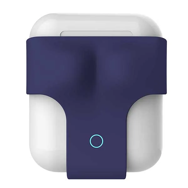 Черный Чехол airpods 2 Чехол airpods mi airpods apple airpods силиконовый чехол airpods 1:1 airpods чехол airpods apple airpods - Цвет: Черный