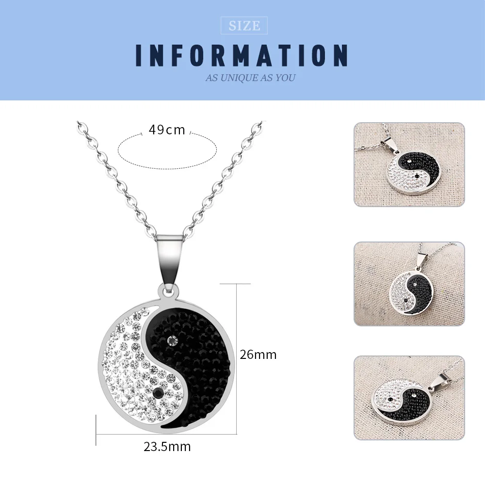 Ожерелье с подвеской Сплетница из нержавеющей стали | Украшения и аксессуары