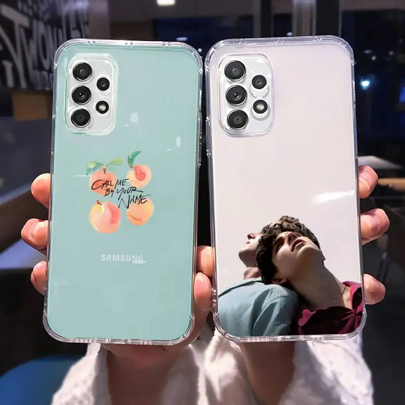 

Call Me by Your Name Phone Case For Samsung A 51 50 52 12 21s 31 40 70 71 note S 20 10 21 ultra plus fe clear coque shell