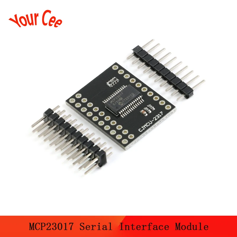 1 шт. MCP23017 серийный Интерфейс модуль IIC I2C SPI MCP23S17 двунаправленный 16 бит I/O