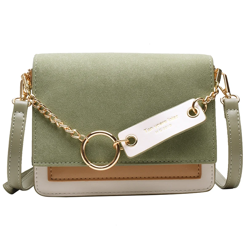 

KOUROU Small PU Leather Crossbody Bags For Women 2021 Trending Shoulder Bags Women's Branded Chain Handbags and Purses