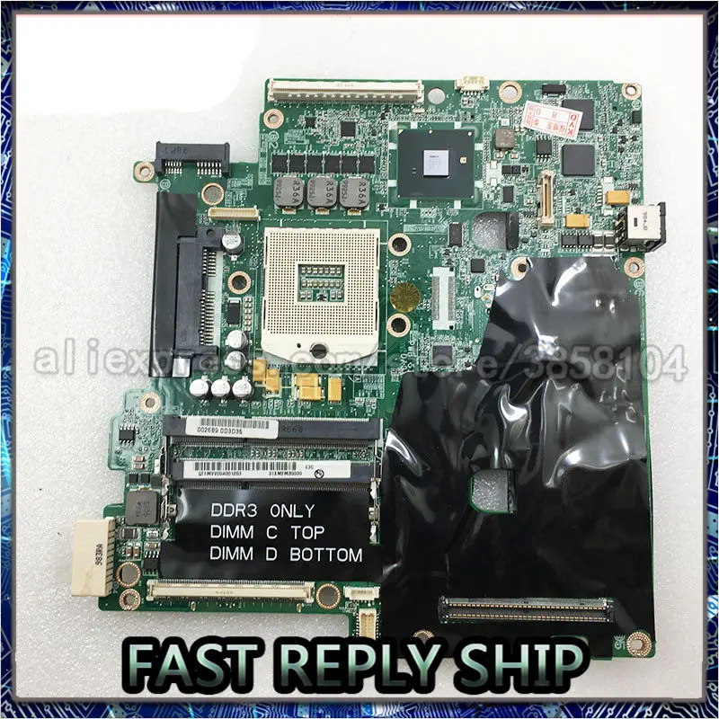 

M6500 Motherboard For DELL Laptop motherbard M6500 CN-0YN4HK 0YN4HK YN4HK 100% fully tested