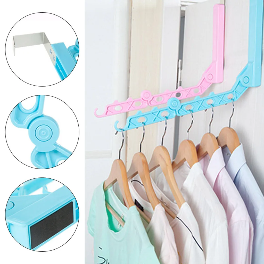 Многофункциональная домашняя складная вешалка для сушки пластиковый органайзер