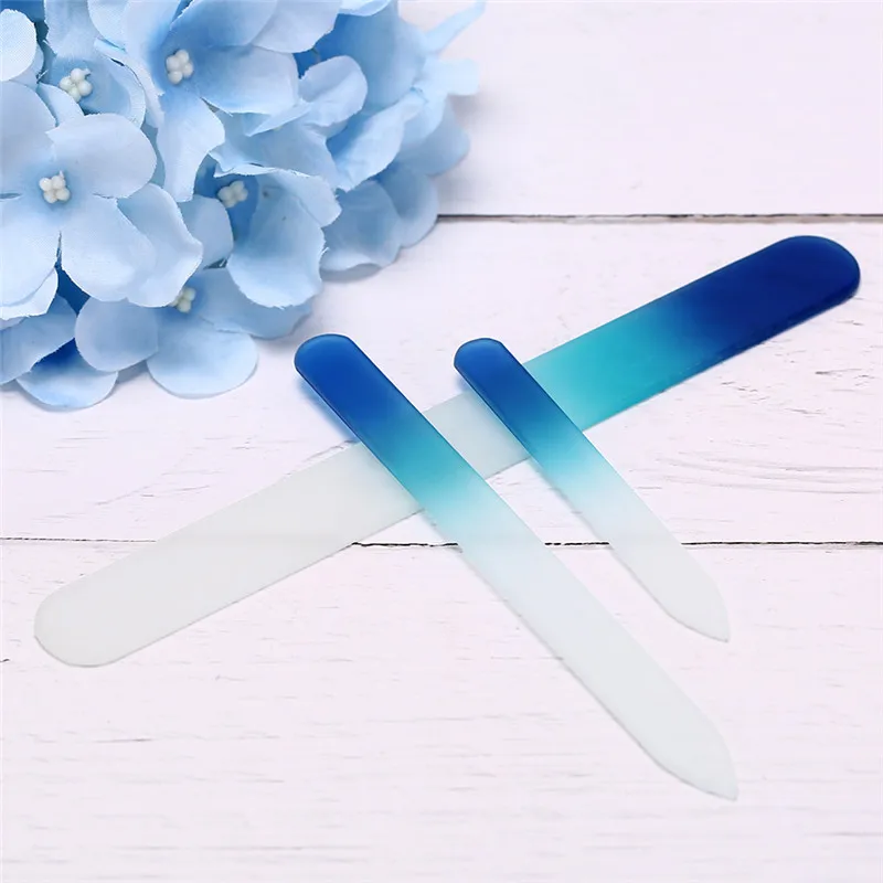 Прочная стеклянная пилка для ногтей 3 шт./компл. буферы косметический Маникюрный