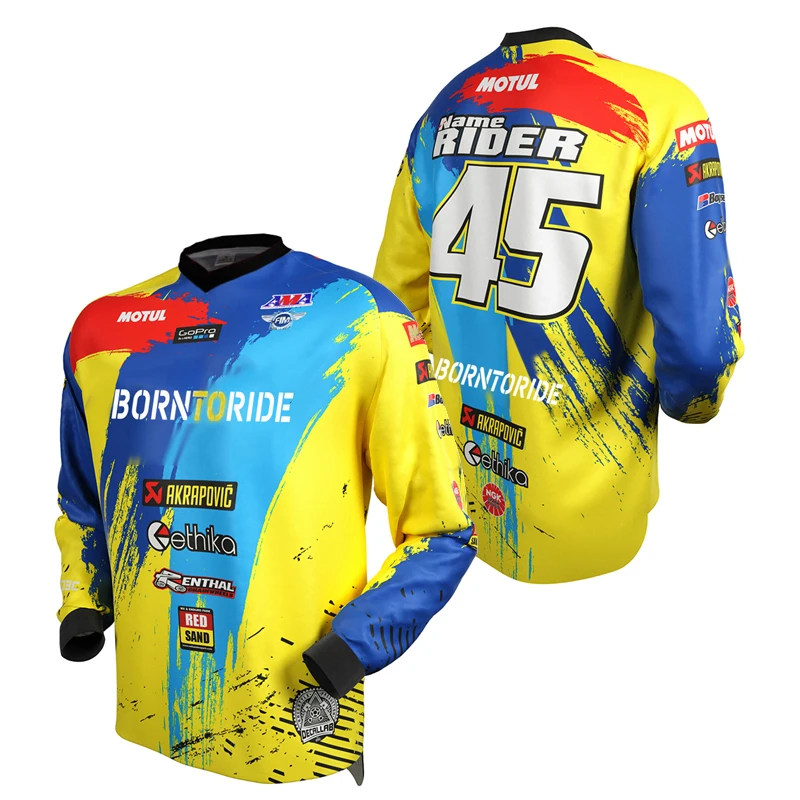 Downhill Jersey MTB Enduro Offroad larga Mountain Bike Motocross BMX DH Short T Shirt Clothes | Спорт и развлечения