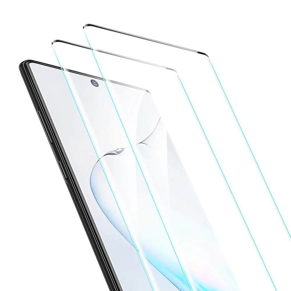 For Note 10 Plus 5G 2 шт./лот ESR Защита экрана для samsung Galaxy Note 10 закаленное стекло полное покрытие Защитная пленка для samsung Note 10 Plus 5G - Цвет: For Note 10 Plus 5G