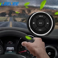 car steering wheel wireless button bluetooth remote controls motorcycle bike bluetooth volume control for ios android tablet