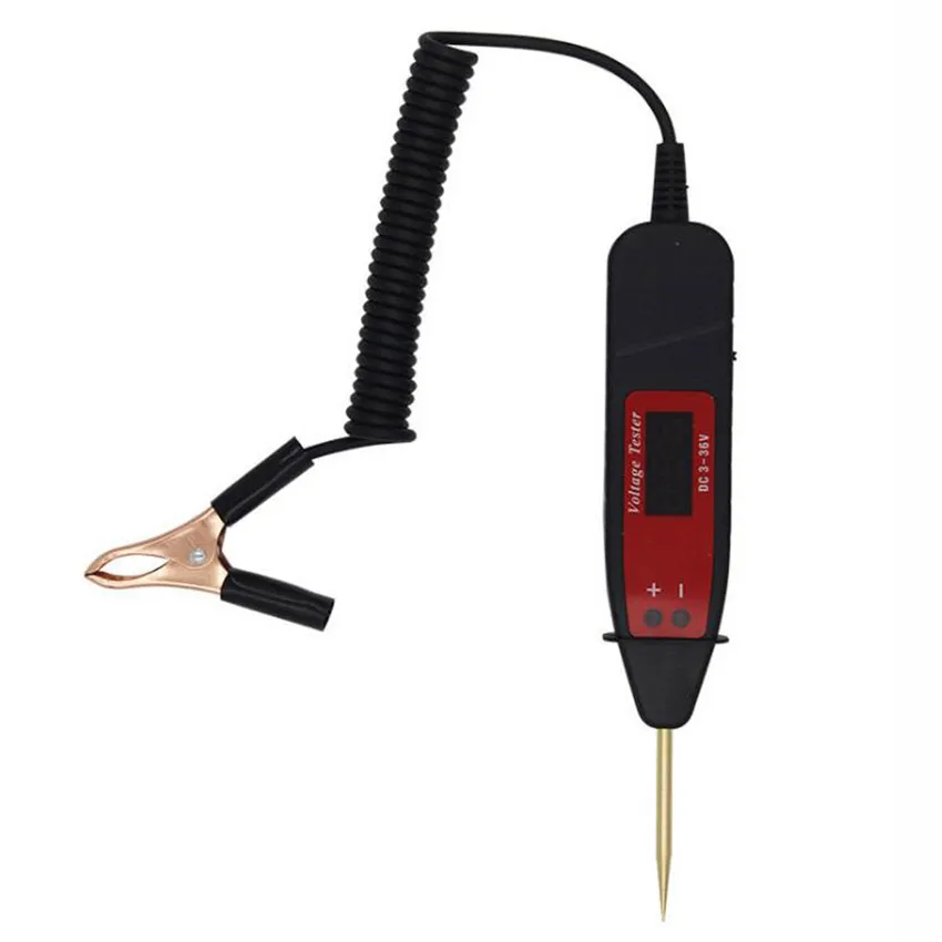 

2 In 1 Digital Display Car Voltage Tester Detection Pen With LED Light Detector Voltage Meters Tester Automotive Repair Parts