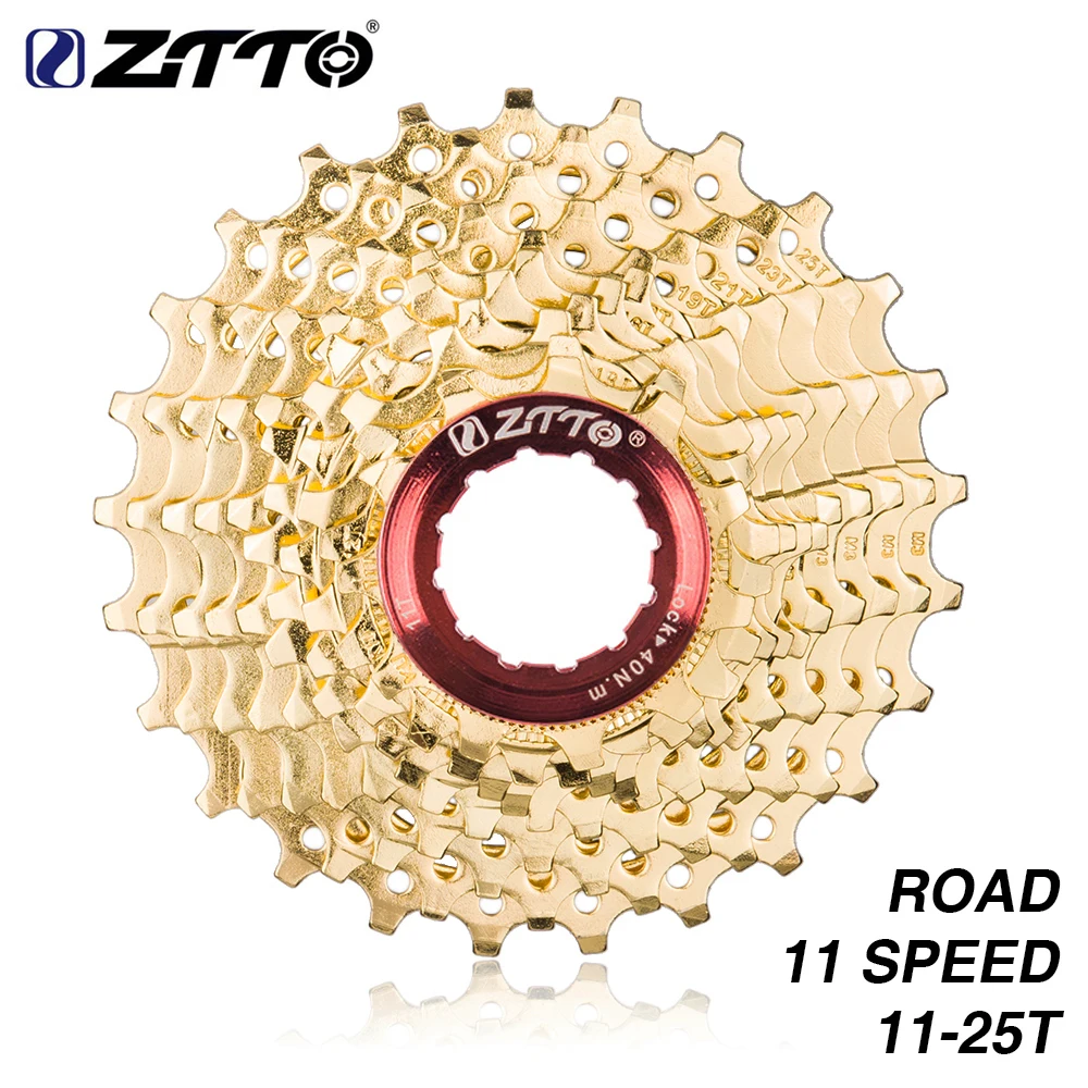 ZTTO Road Bike 11s 11 25T золотистого цвета 22 скорости Freewheel кассета Звездочка для деталей 105
