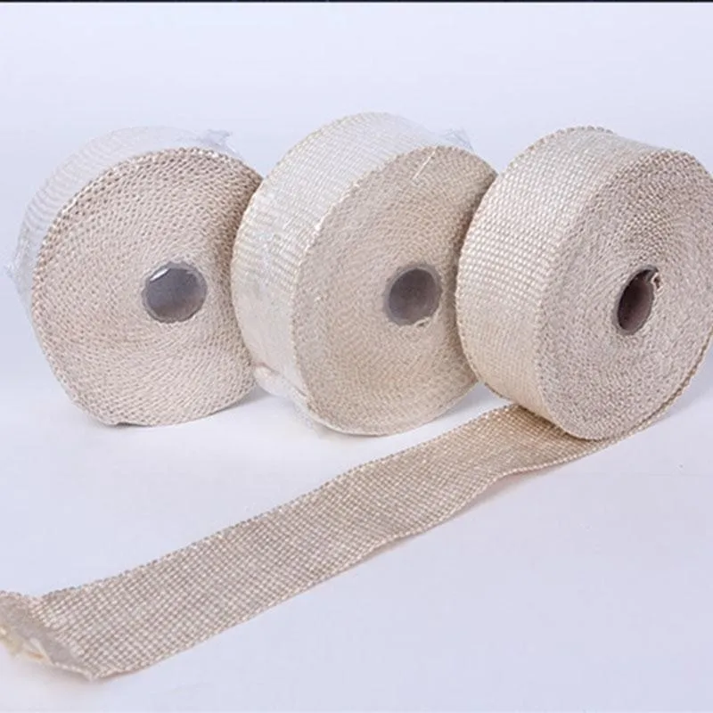 

5M Car Motorcycle Heat Exhaust Thermal Pipe Insulation Cloth Roll Kit Incombustible Turbo Manifold Heat Exhaust Wrap Tape