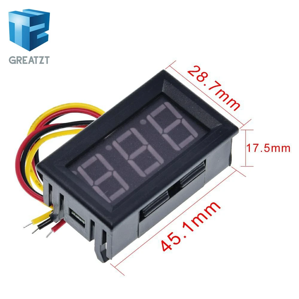 0 56 дюймов мини красный зеленый синий светодиодный дисплей Панель измеритель