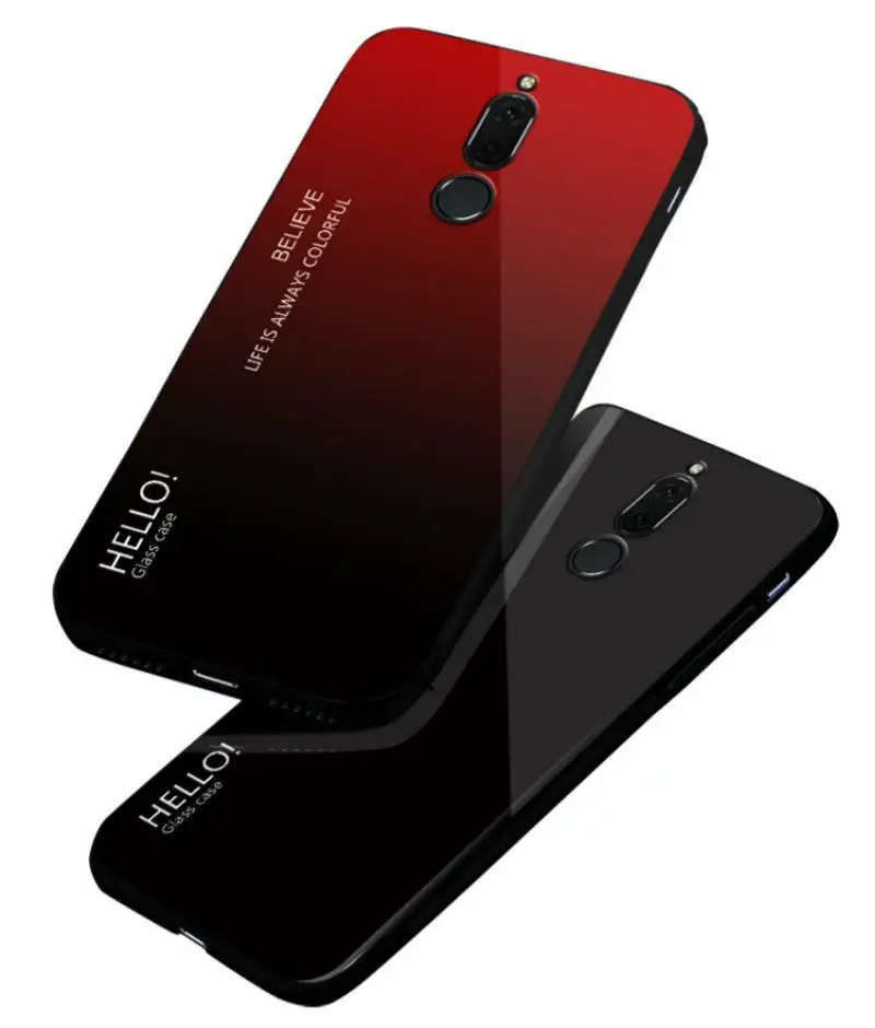 Для Meizu M6T 16s 16XS 16th X8 Чехлы градиентное стекло задняя крышка для Meizu Note9 Note8 M5 Mini M6 Note M5S защитный чехол