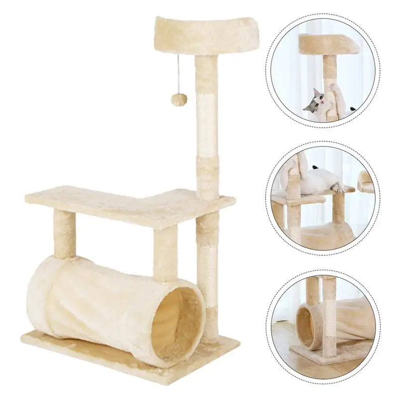 

1PC Durable Practical Portable Creative Cat Tree Kitten Play House for Cat Ornament Decor