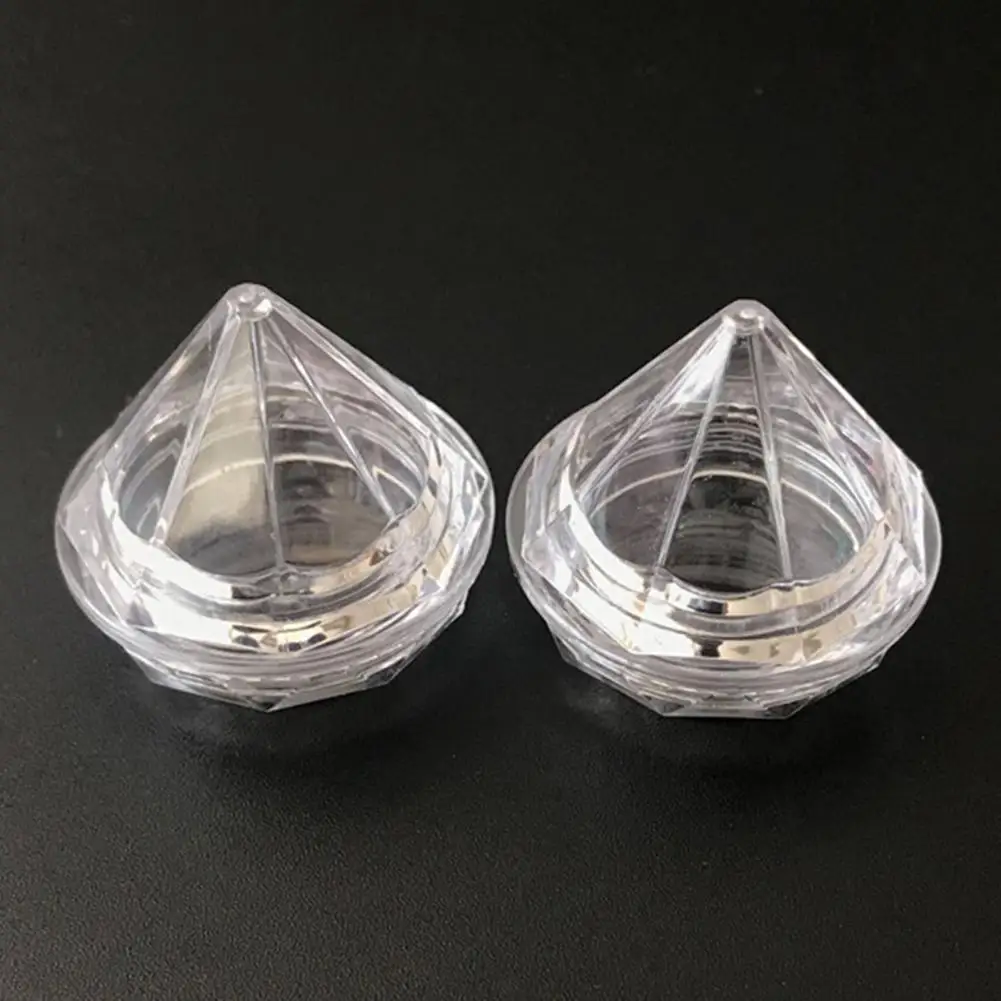 10 шт. Портативный Пластик косметические пустые баночки для производства простых