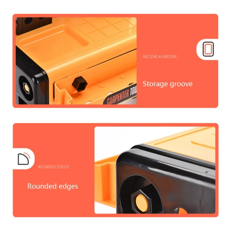 

Indoor & Outdoor Toys for 2 Year Old Boys Gift Pretend Play Learning Toy Tool Set Toddler Workbench Tools Set