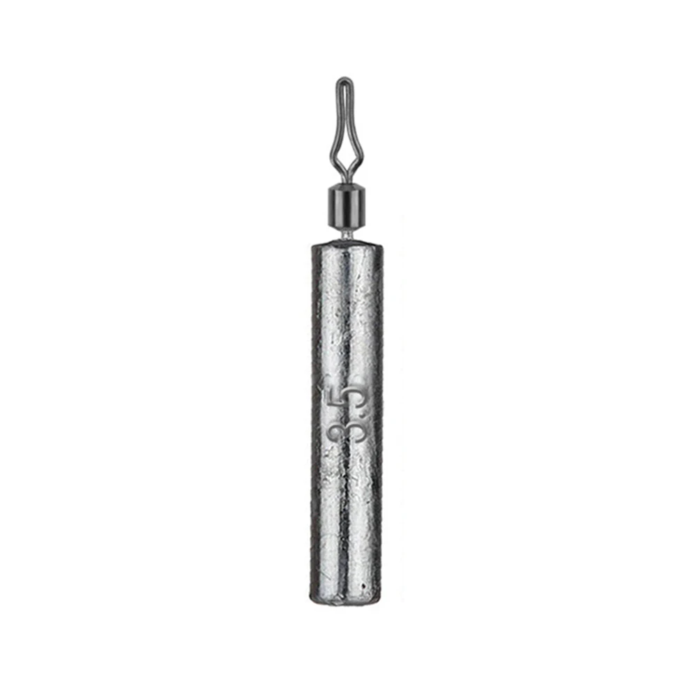 

50pcs Lead sinker Skinny Lead Drop Shot Weights Sinkers 360° rotatable Fishing accessories