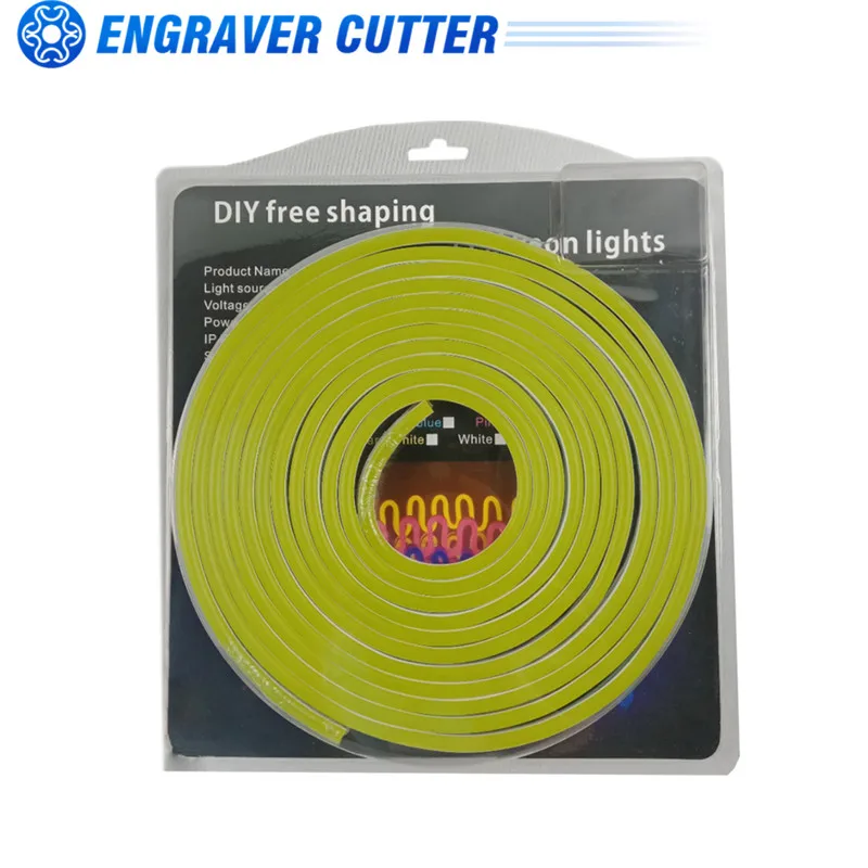 Гибкий светодиодный неоновый светильник 0 2 футов 12 В постоянного тока 1 дюйм 47 x