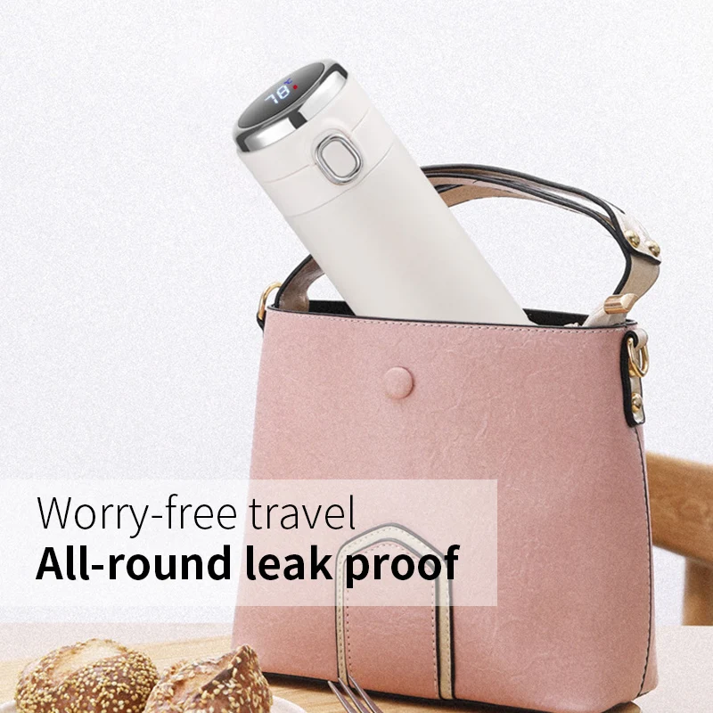 Умная бутылка для воды из нержавеющей стали термометр вакуумная фляжка