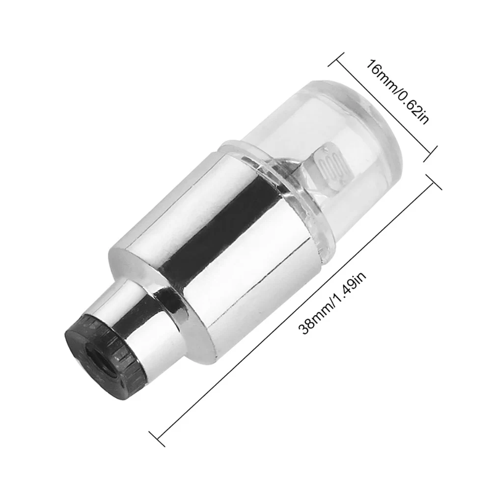 2 шт. Светодиодные колпачки на ниппель колеса для автомобиля велосипеда мопеда