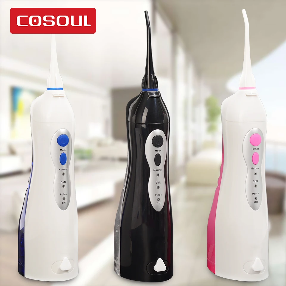 COSOUL Professional Oral Irrigator rechargeable portable dental irrigator oral care dental floss water jet irrigator