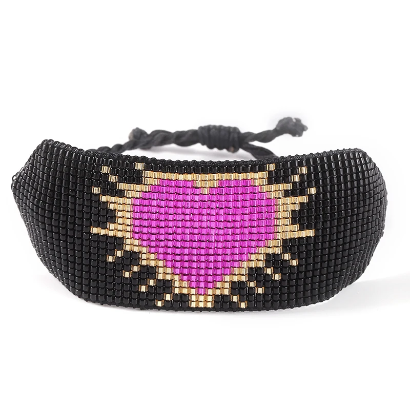 ZHONGVI Миюки женские браслеты браслет с сердцем уникальные ювелирные изделия