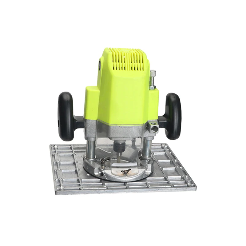 Aluminum Router Table Insert Plate Electric Wood Milling Trimming Machine Flip Plate With Cover For Woodworking Engraving DIY
