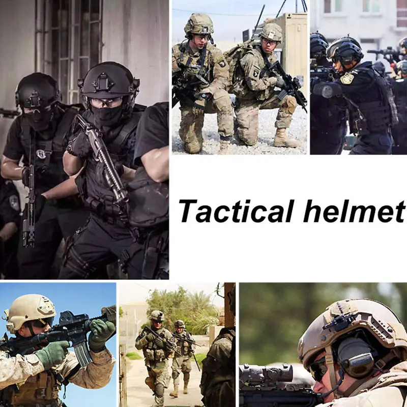 

Quality Lightweight Tactical Helmet Protective Paintball Airsoft Outdoor CS Hunting Portable Army MH FAST Rider Helmet
