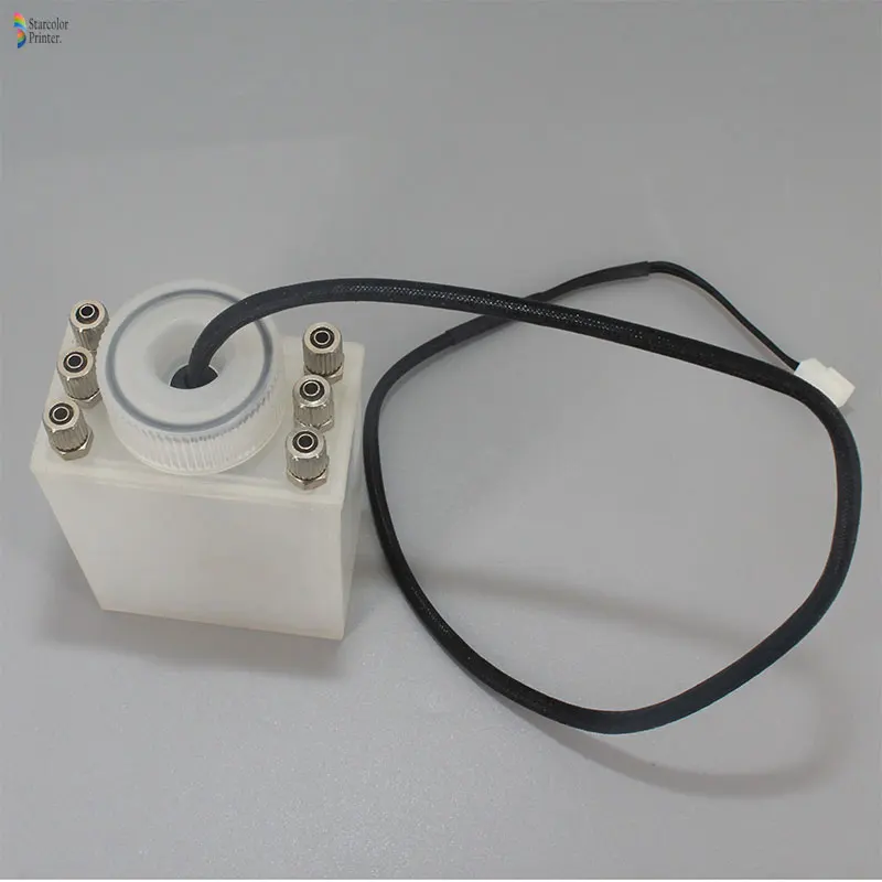 Запасные части для принтера letop 1 шт. вспомогательный бак чернил с 6 отверстиями