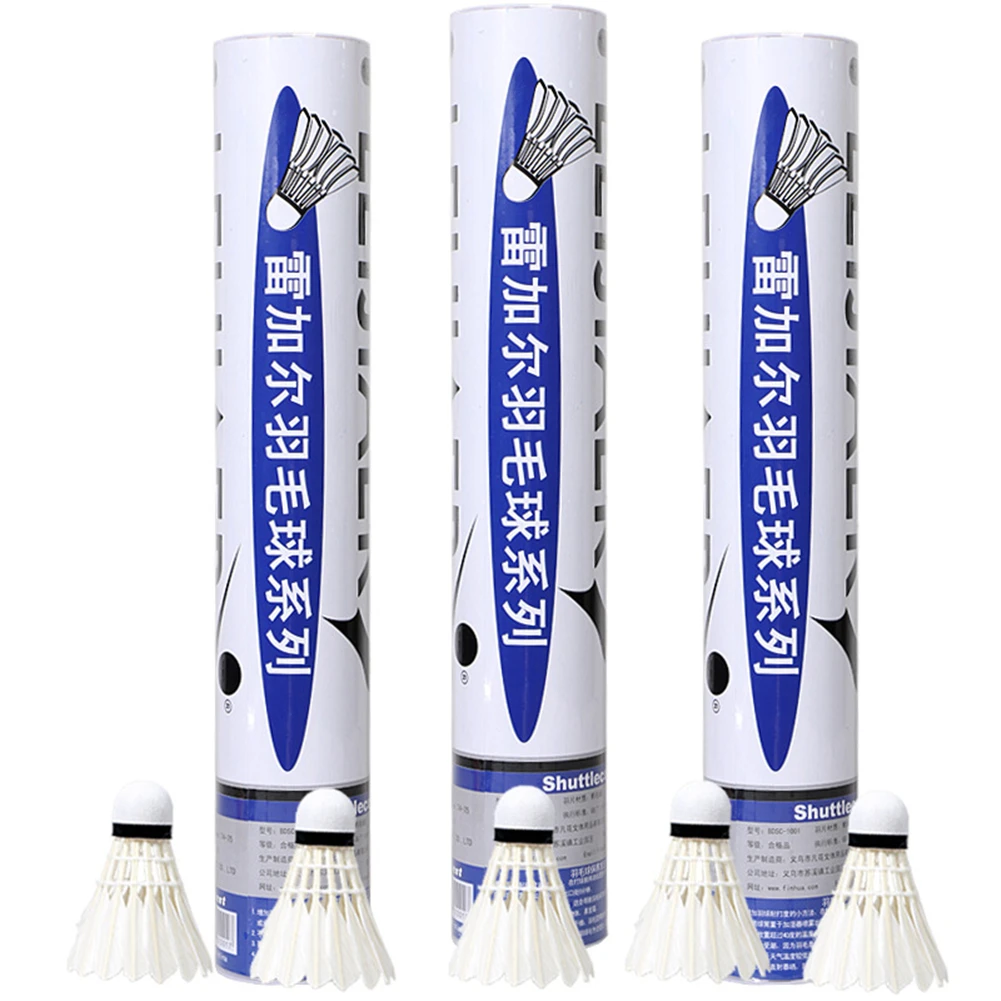 Волан из утиного пера для бадминтона шаровая Головка волокна подходит дома