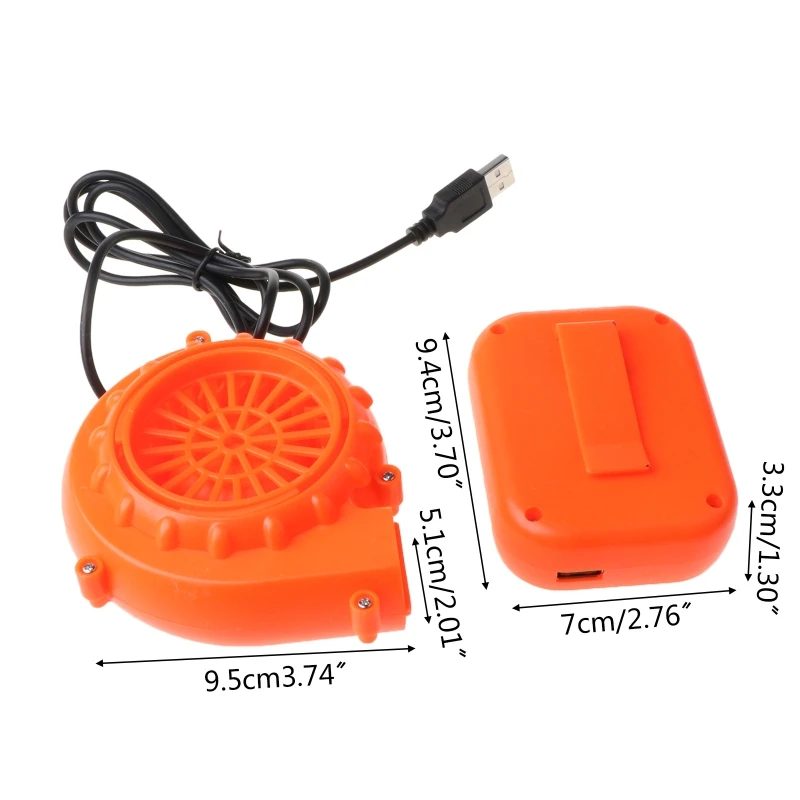 

Mini Fan Blower Battery Pack for Mascot Head Inflatable Costume Clothing Grill For Easy Carrying Household Items Practic W89F