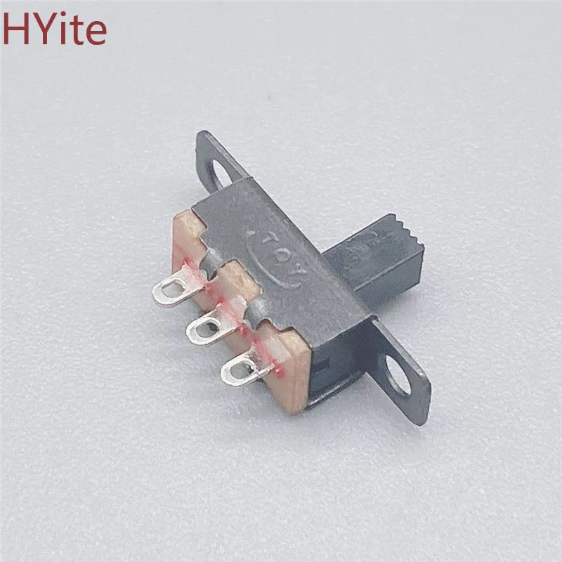 Лидер продаж 20 шт. 5 В 0 3 а мини размер черный SPDT скользящий переключатель для