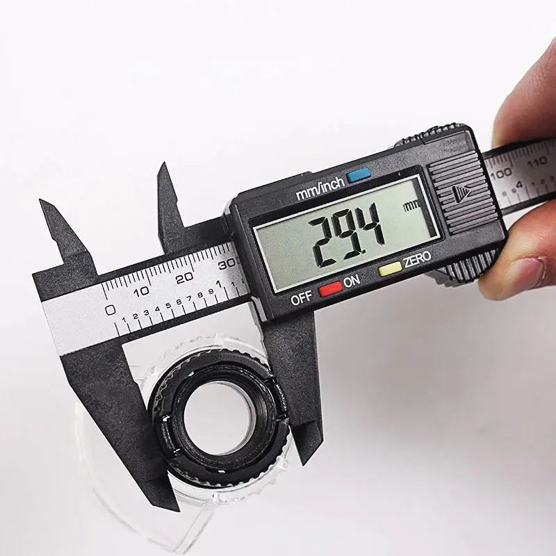 

Vernier caliper 150mm 6 inch LCD Digital Electronic Stainless Steel Carbon Fiber Gauge Micrometer Measuring Tools